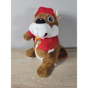 Buc-ees Beaver Mascot 11" Plush Bucky Wearing Shirt New with Tag